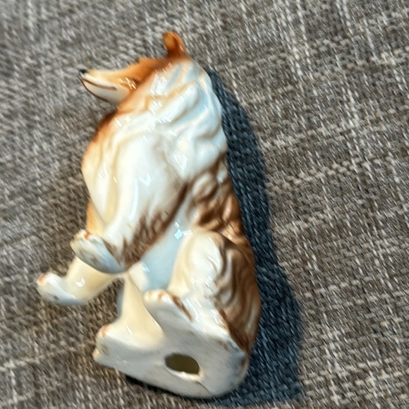 Vintage Collie Dog Lassie Ceramic Figurine 3" Souvenir Baxter Springs, K… - Picture 5 of 6